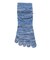 クー（Coo.）冷感 5本指ソックス 3足組 25～27cm 894CO6GSA0234 BKBKNV