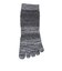 クー（Coo.）冷感 5本指ソックス 3足組 25～27cm 894CO6GSA0234 BKBKNV