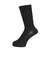 デュアリグ（DUARIG）平編み COOL クルー丈ソックス 2足組 25～27cm 6S0129-WASK-894GSA BLK