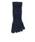 デュアリグ（DUARIG）平編み 5本指ソックス 2足組 25～27cm 6S0038-WASK-894GSA NVY