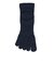 デュアリグ（DUARIG）平編み 5本指ソックス 2足組 25～27cm 6S0038-WASK-894GSA NVY