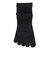 デュアリグ（DUARIG）平編み ANTI SLIP 5本指ソックス 2足組 23～25cm 6S0073-WASK-895GSA BLK
