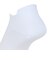 デュアリグ（DUARIG）平編み ハイバック ショートソックス 2足組 23～25cm 6S0058-WASK-895GSA WHT