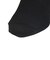 デュアリグ（DUARIG）平編み ハーフソックス 2足組 25～27cm 6S0031-WASK-894GSA BLK