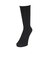 デュアリグ（DUARIG）平編み クルー丈ソックス 2足組 25～27cm 6S0035-WASK-894GSA BLK