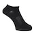 デュアリグ（DUARIG）平編み ANTI SLIP スニーカーソックス 2足組 23～25cm 6S0067-WASK-895GSA BLK