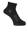 デュアリグ（DUARIG）平編み ANTI SLIP ハーフソックス 2足組 23～25cm 6S0071-WASK-895GSA BLK