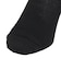 デュアリグ（DUARIG）平編み ANTI SLIP ハーフソックス 2足組 23～25cm 6S0071-WASK-895GSA BLK