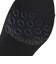 デュアリグ（DUARIG）平編み ANTI SLIP ハーフソックス 2足組 23～25cm 6S0071-WASK-895GSA BLK