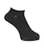 デュアリグ（DUARIG）平編み ANTI SLIP スニーカーソックス 2足組 25～27cm 6S0043-WASK-894GSA BLK