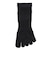 デュアリグ（DUARIG）平編み 5本指ソックス 2足組 25～27cm 6S0039-WASK-894GSA BLK