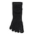デュアリグ（DUARIG）平編み 5本指ソックス 2足組 25～27cm 6S0039-WASK-894GSA BLK