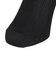デュアリグ（DUARIG）平編み COOL クルー丈ソックス 2足組 23～25cm 6S0137-WASK-895GSA BLK
