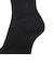 デュアリグ（DUARIG）平編み COOL クルー丈ソックス 2足組 23～25cm 6S0137-WASK-895GSA BLK