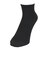 デュアリグ（DUARIG）平編み ANTI SLIP ハーフソックス 2足組 25～27cm 6S0051-WASK-894GSA BLK