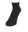 デュアリグ（DUARIG）平編み ANTI SLIP ハーフソックス 2足組 25～27cm 6S0051-WASK-894GSA BLK