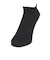 デュアリグ（DUARIG）平編み ANTI SLIP ハイバック ショートソックス 2足組 25～27cm 6S0047-WASK-894GSA BLK