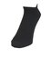 デュアリグ（DUARIG）平編み ANTI SLIP ハイバック ショートソックス 2足組 25～27cm 6S0047-WASK-894GSA BLK