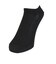 デュアリグ（DUARIG）平編み COOL スニーカーソックス 2足組 25～27cm 6S0117-WASK-894GSA BLK