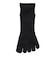 デュアリグ（DUARIG）平編み ANTI SLIP 5本指ソックス 2足組 25～27cm 6S0055-WASK-894GSA BLK