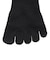 デュアリグ（DUARIG）平編み ANTI SLIP 5本指ソックス 2足組 25～27cm 6S0055-WASK-894GSA BLK