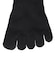 デュアリグ（DUARIG）平編み ANTI SLIP 5本指ソックス 2足組 25～27cm 6S0055-WASK-894GSA BLK