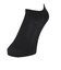 デュアリグ（DUARIG）平編み COOL ハイバック ショートソックス 2足組 23～25cm 6S0133-WASK-895GSA BLK