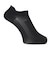 デュアリグ（DUARIG）平編み COOL ハイバック ショートソックス 2足組 23～25cm 6S0133-WASK-895GSA BLK