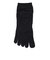 クー（Coo.）冷感 5本指ソックス 3足組 25～27cm 894CO6GSA0252 BLK