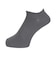 デュアリグ（DUARIG）平編み スニーカーソックス 2足組 25～27cm 6S0021-WASK-894GSA GRY