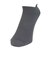 デュアリグ（DUARIG）平編み ハイバック ショートソックス 2足組 25～27cm 6S0025-WASK-894GSA GRY