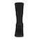 デュアリグ（DUARIG）平編み クルー丈ソックス 2足組 23～25cm 6S0063-WASK-895GSA BLK
