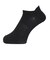 デュアリグ（DUARIG）平編み ANTI SLIP ハイバック ショートソックス 2足組 23～25cm 6S0069-WASK-895GSA BLK