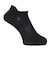 デュアリグ（DUARIG）平編み ANTI SLIP ハイバック ショートソックス 2足組 23～25cm 6S0069-WASK-895GSA BLK
