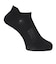 デュアリグ（DUARIG）平編み ANTI SLIP ハイバック ショートソックス 2足組 23～25cm 6S0069-WASK-895GSA BLK