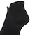 デュアリグ（DUARIG）平編み ANTI SLIP ハイバック ショートソックス 2足組 23～25cm 6S0069-WASK-895GSA BLK