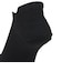 デュアリグ（DUARIG）平編み ANTI SLIP ハイバック ショートソックス 2足組 23～25cm 6S0069-WASK-895GSA BLK