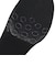 デュアリグ（DUARIG）平編み ANTI SLIP ハイバック ショートソックス 2足組 23～25cm 6S0069-WASK-895GSA BLK