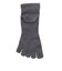 デュアリグ（DUARIG）平編み 5本指ソックス 2足組 25～27cm 6S0037-WASK-894GSA GRY