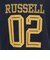 ラッセル（RUSSELL）16/-OE FOOTBALL 半袖Tシャツ RBM26S0012 NVY