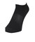 デュアリグ（DUARIG）平編み スニーカーソックス 2足組 23～25cm 6S0057-WASK-895GSA BLK