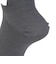 デュアリグ（DUARIG）平編み ANTI SLIP ハイバック ショートソックス 2足組 25～27cm 6S0045-WASK-894GSA GRY