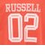 ラッセル（RUSSELL）16/-OE フットボール 半袖Tシャツ RBM26S0012 ORG