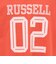 ラッセル（RUSSELL）16/-OE フットボール 半袖Tシャツ RBM26S0012 ORG