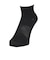デュアリグ（DUARIG）平編み ハーフソックス 2足組 23～25cm 6S0061-WASK-895GSA BLK