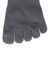 デュアリグ（DUARIG）平編み ANTI SLIP 5本指ソックス 2足組 25～27cm 6S0053-WASK-894GSA GRY