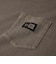 ニューエラ（NEW ERA）ガーメントダイ コットン 半袖Tシャツ Box Logo Woven Patch ブラウン 14856686