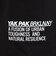 ヤックパック（YAK PAK）バックYAK 半袖Tシャツ YAK-APL-261006 BLK