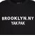 ヤックパック（YAK PAK）BROOKLYN 半袖Tシャツ YAK-APL-261005 BLK