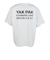 ヤックパック（YAK PAK）バックYAK 半袖Tシャツ YAK-APL-261006 WHT